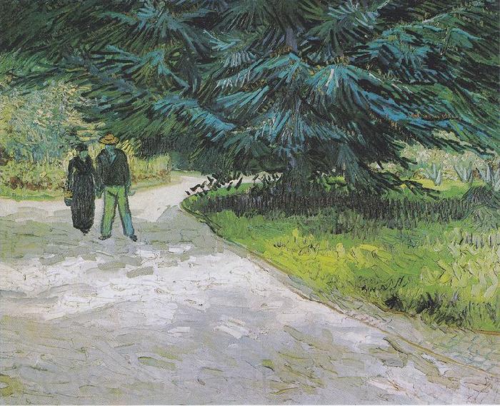 Vincent Van Gogh Der Garten des Dichters III France oil painting art